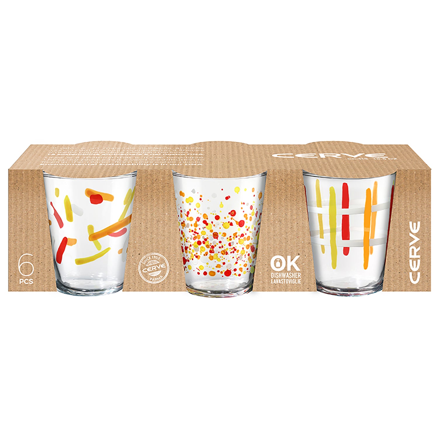 CERVE - Bicchieri acqua Linea Mood Gioia 31,5 cl - set 6 pezzi